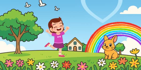 Affu and the Shy Rainbow