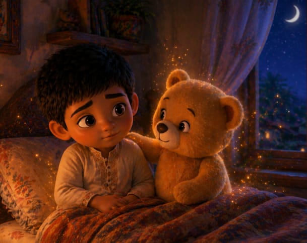 Story for Shy Child to Speak Up. bunny stay with ravi