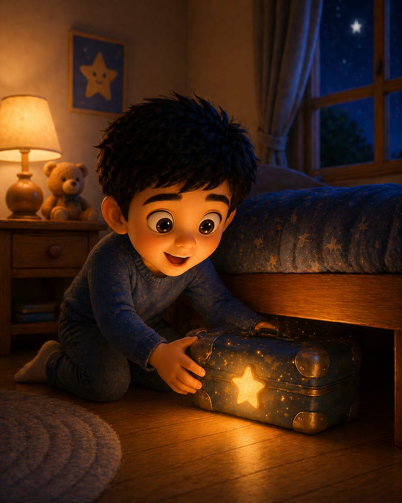 Short Story for Anxious Child, ayan find a small box