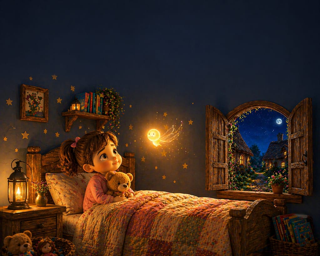 story for child afraid of silence, gina talk to whispering glow